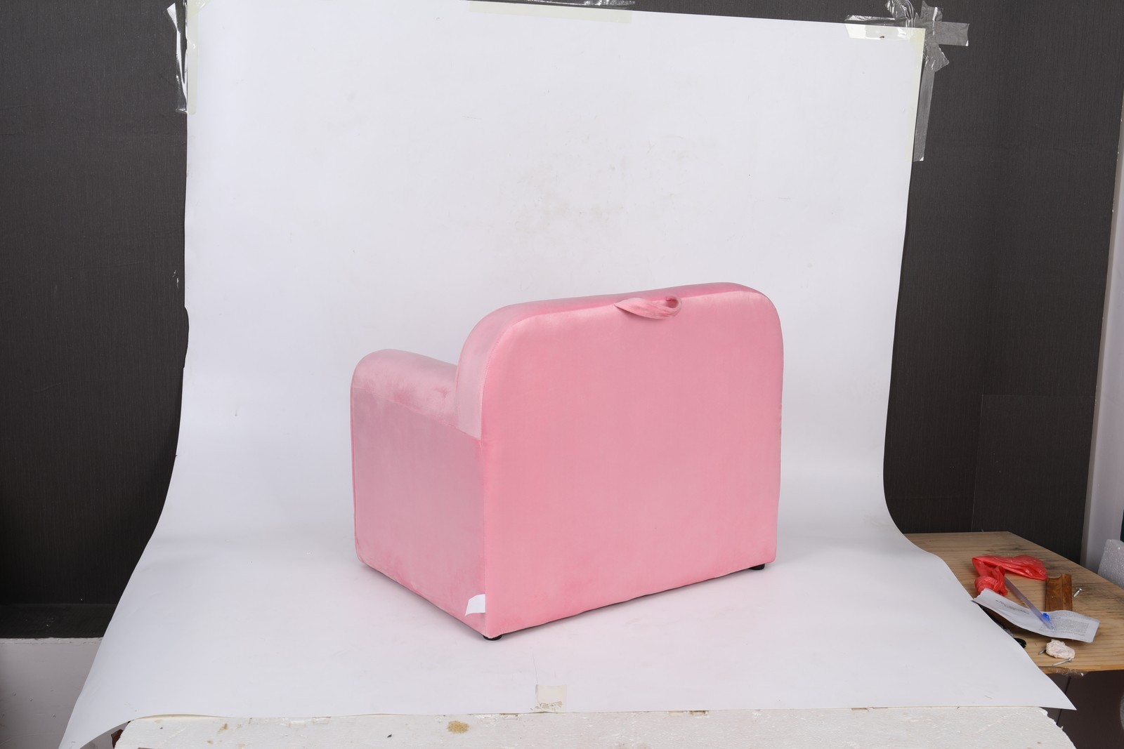 Kids Club Sofa, Toddler Couch with Arms for Childrens Playroom Nursery