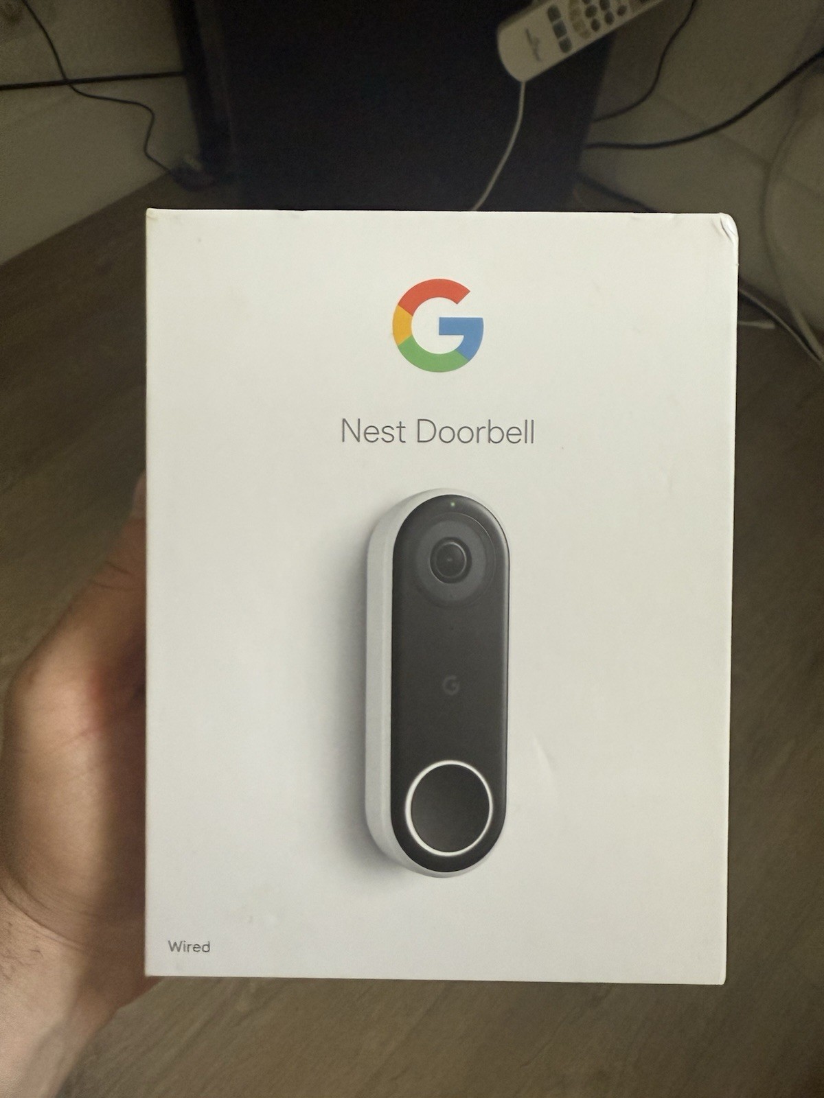 White Google Nest Doorbell - Wired -. Brand New! In Box.
