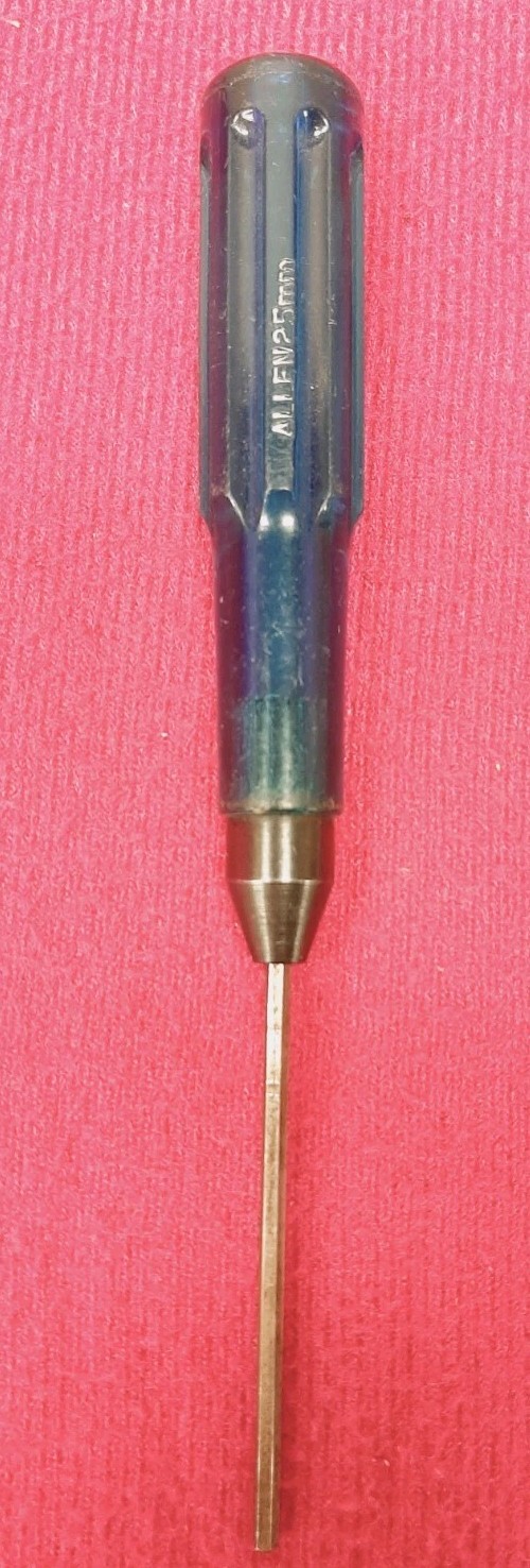 Allen 2.5 MM Hex Screw Driver 6 1/4 Inch Long