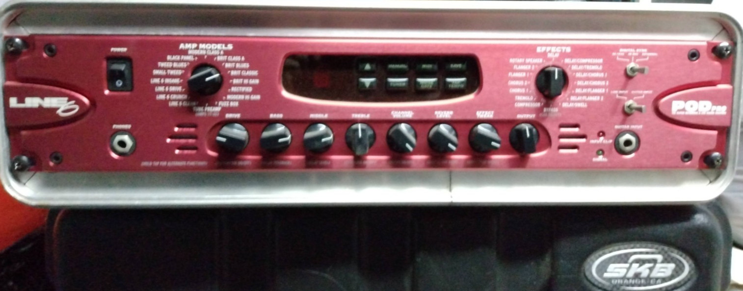 Line 6 POD PRO guitar multieffects rack unit with amp, cab, and effect modeling