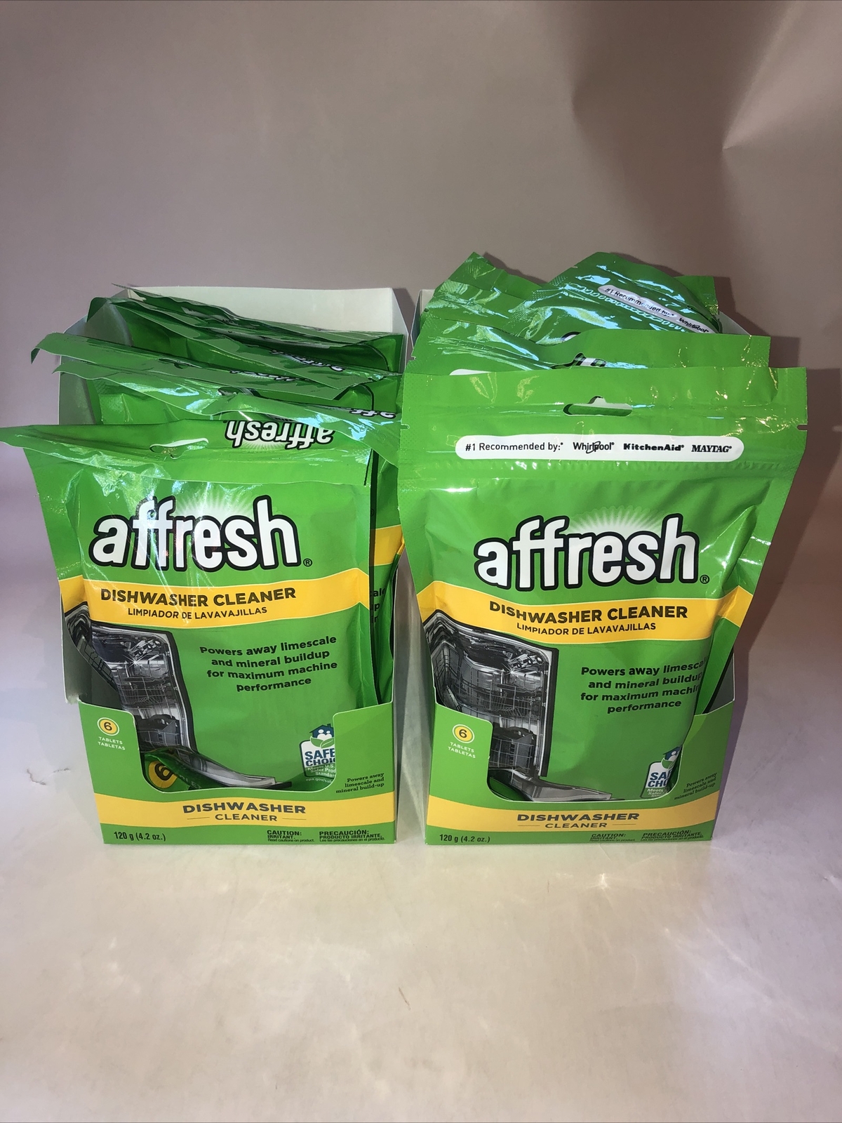 Affresh Dishwasher Cleaner, 72 Tablet (12 PACK-6 in Each) GONE SOON Check Pics!!