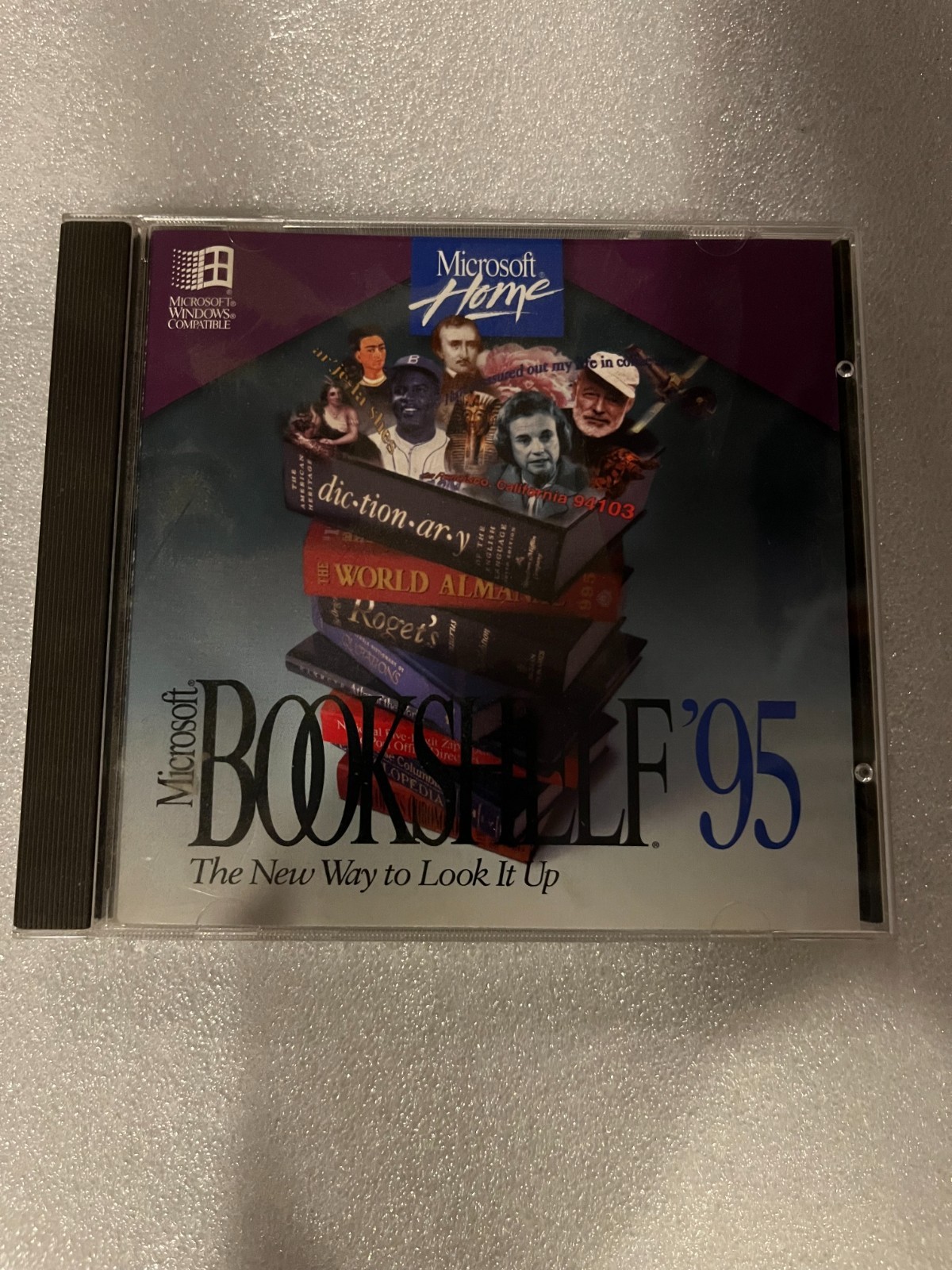 Microsoft Home Bookshelf 95 MultiMedia Reference Library CD-ROM