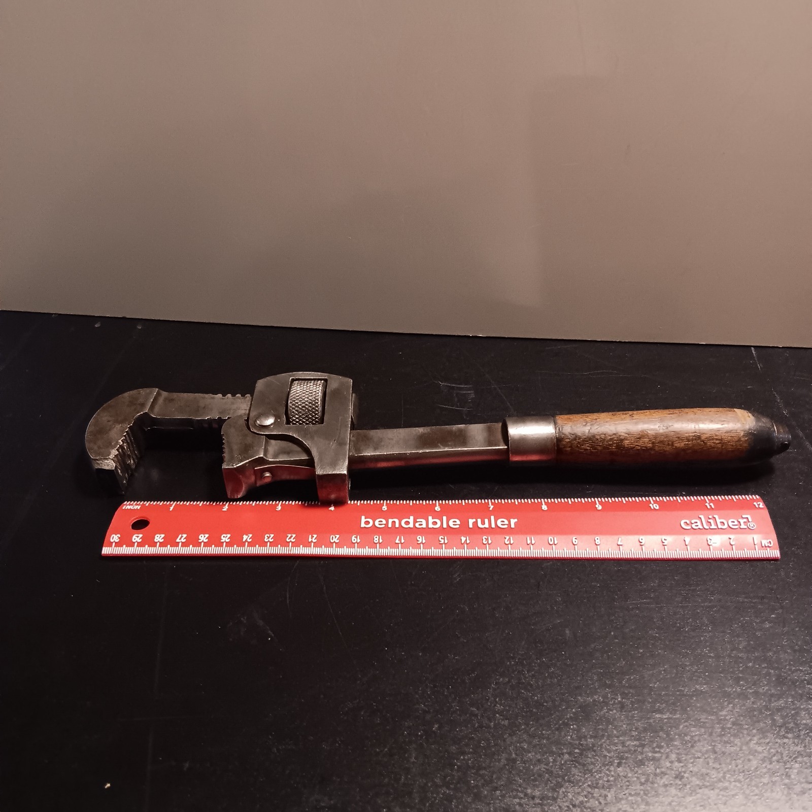 Vintage J C Danielson 10"  Pipe Wrench