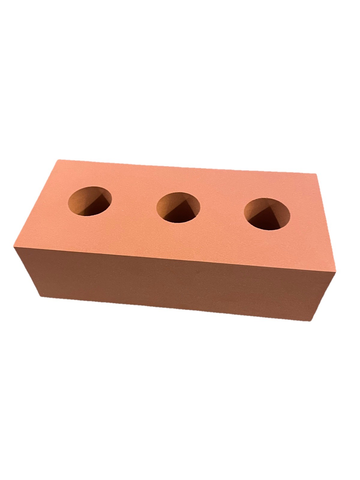 Single Foam Brick Toy Fake Prop Construction Block 3 Hole Prank Magic Full-size!
