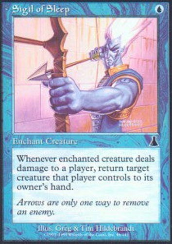 1x Sigil of Sleep Heavy Play MTG Magic - Kid Icarus -