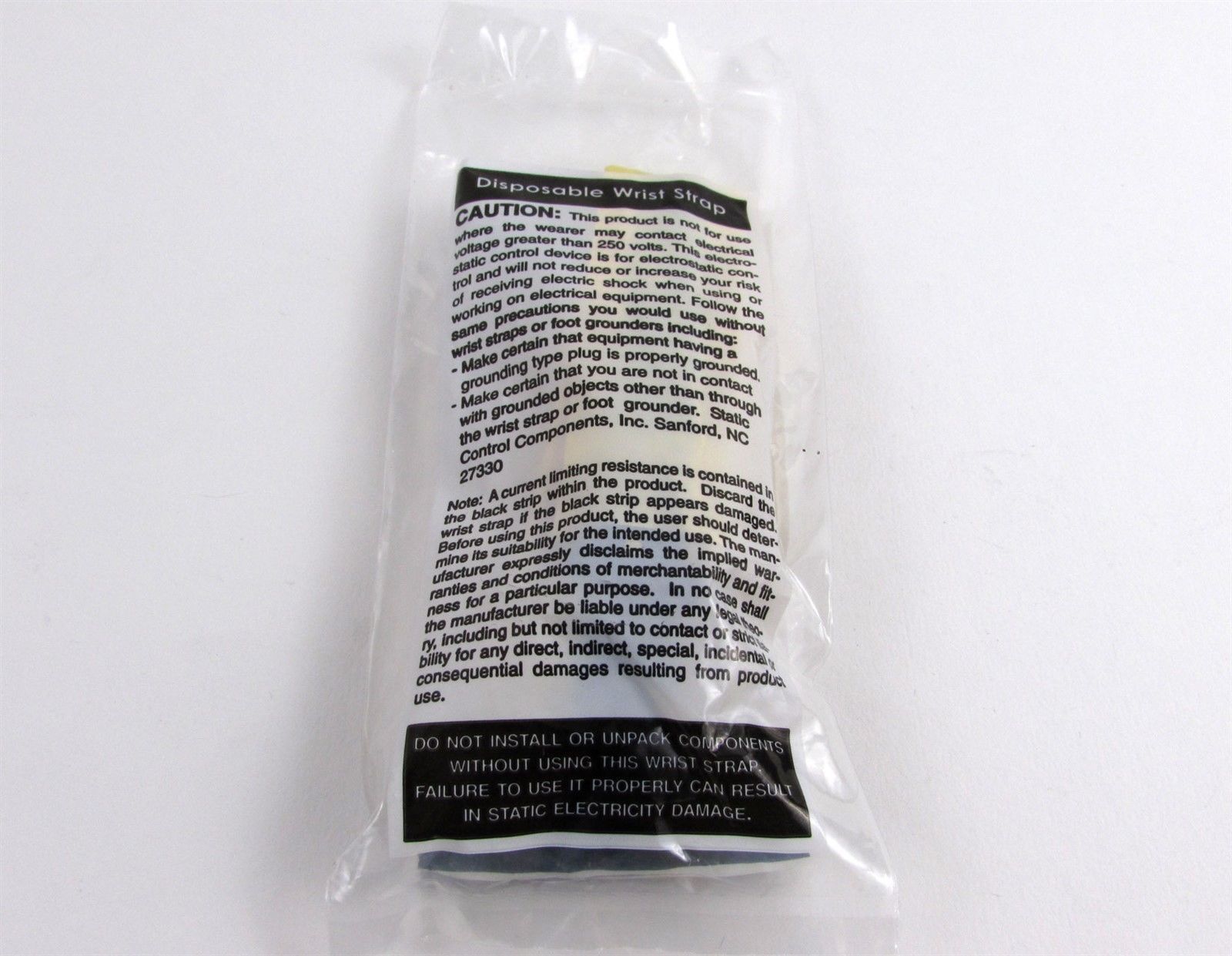 Disposable Wrist Straps P/N 9022 Static Control Device NEW