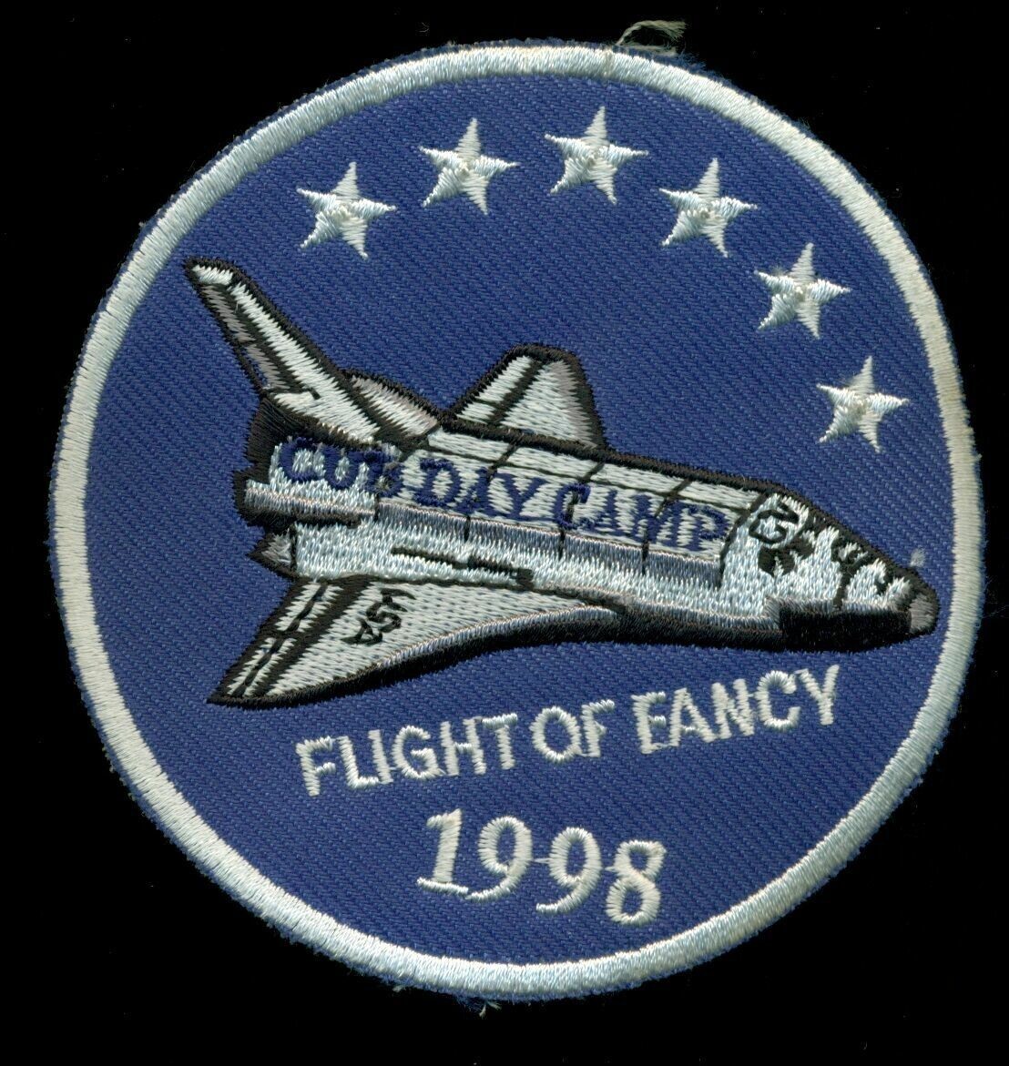 USAF NASA Flight Of Fancy 1998 Shuttle Day Camp Patch SK-1