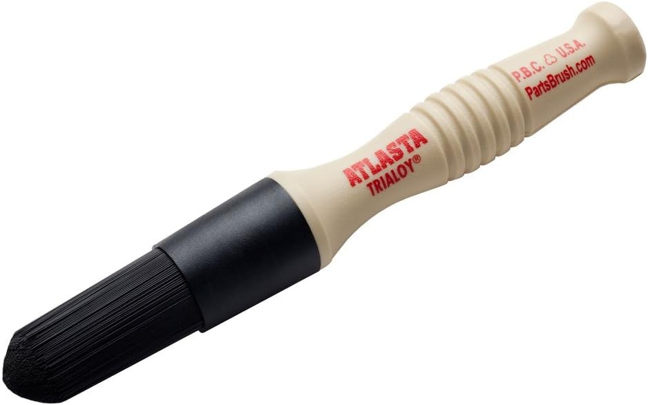 Atlasta (AT101) Parts Cleaning Brush (9.75 Inches, 4.3 Ounces) Beige, Black