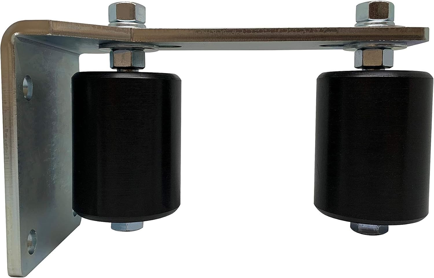 Heavy Duty Gate Guide Rollers Rear Post Mount Bracket for Sliding Rolling Gates