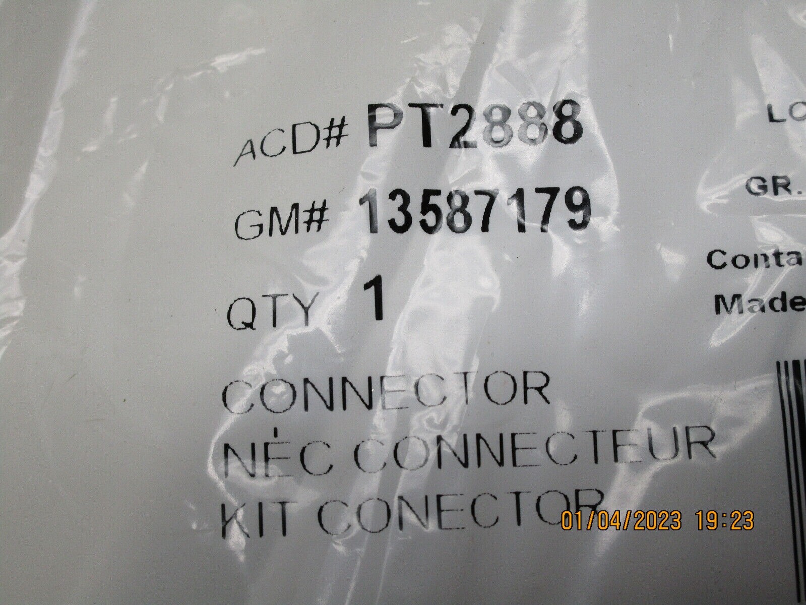 Windshield Wiper Motor Connector-FWD Right ACDelco GM Original Equipment PT2888