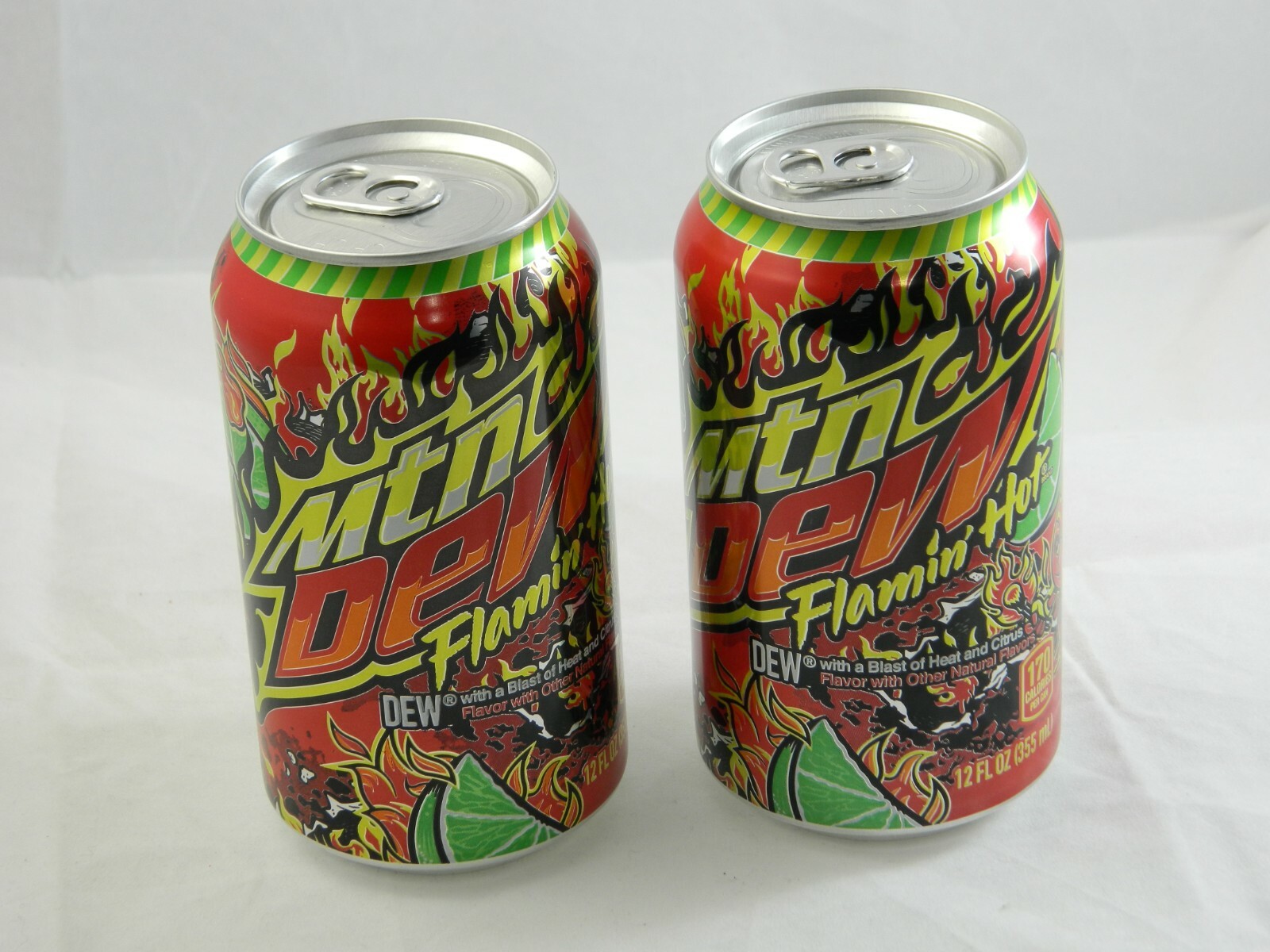 NEW Mountain Dew Flamin Hot LIMITED 2022 Full 12 Oz Can Brand New MTN