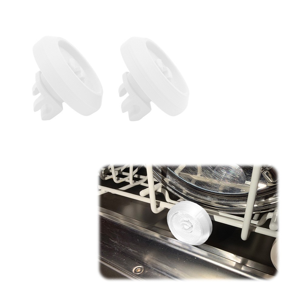For Miele G Series Dishwasher Rack Roller 3.5x3.5x2.3CM White Black Gray