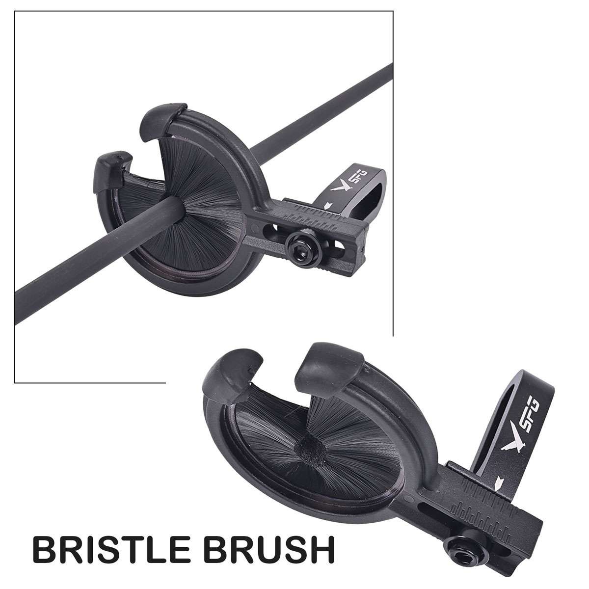 Adjustable Archery Brush Arrow Rest Left Right Hand Compound Recurve Bow Hunting