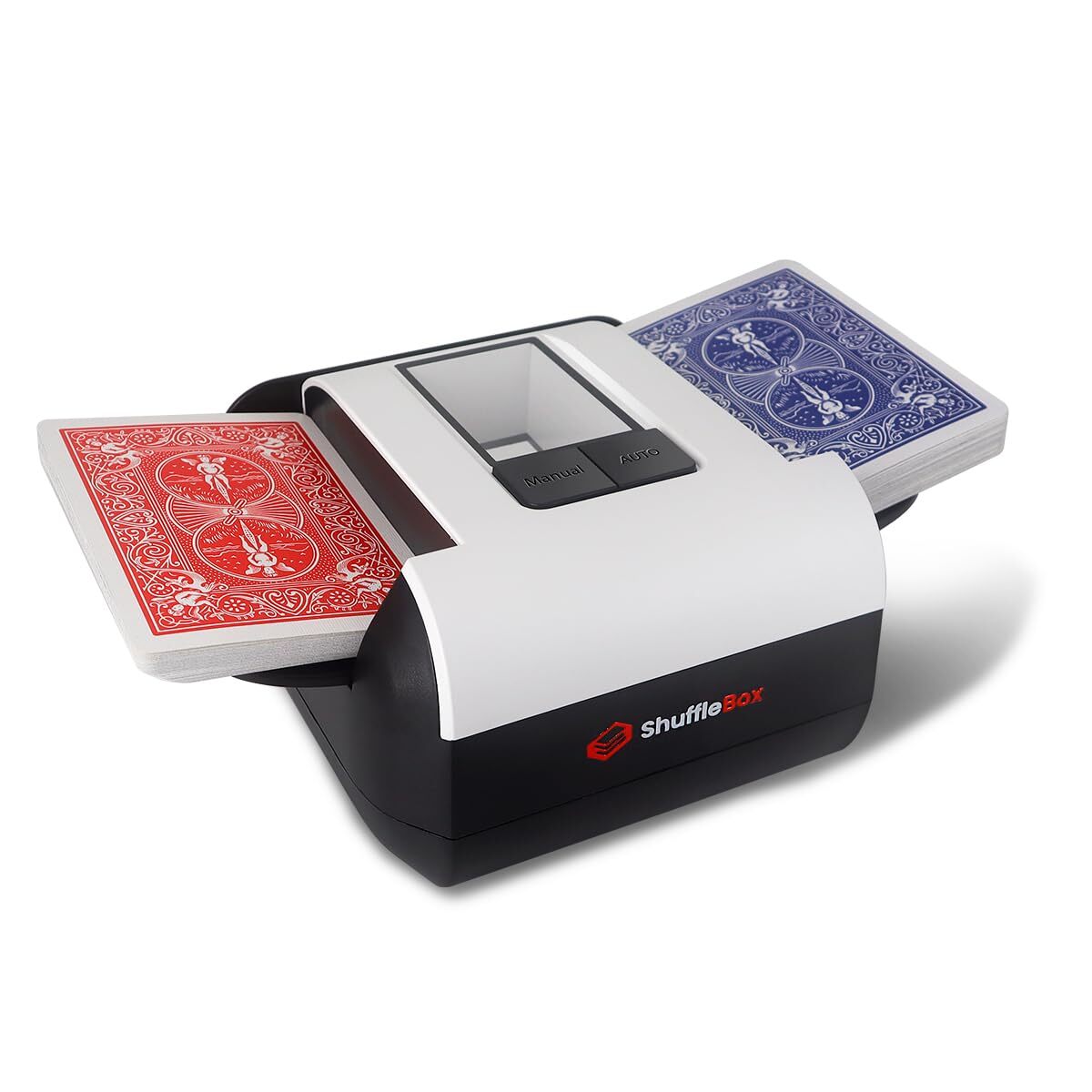 ShuffleBox S1 Automatic Card Shuffler with 2000mAh Rechargeable Built-in Batt...