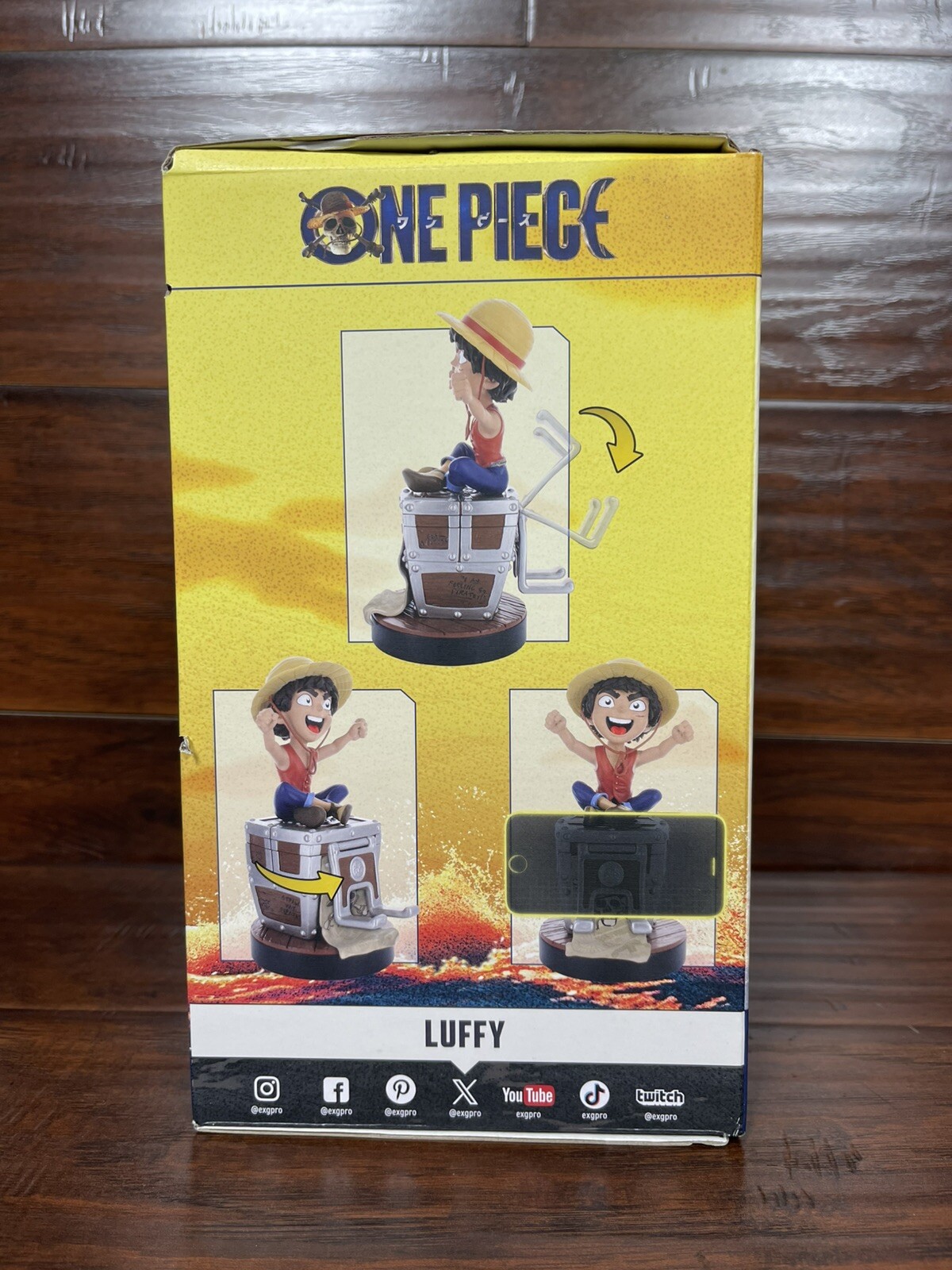One Piece Luffy The Original Phone & Controller Holder Cable Guys