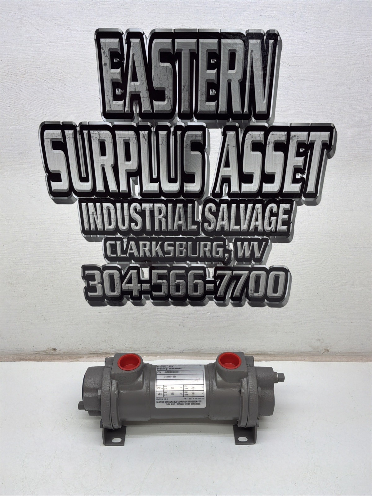 Standard Xchange Shell & Tube Heat Exchanger BCF P/N SN503003008001 1”X1.5” NEW