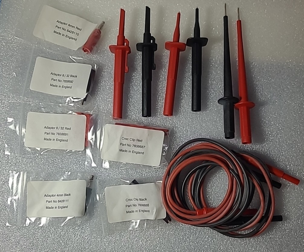 IBM Meter Lead Set Part No 6428104 - 15 Pcs Plus Pouch