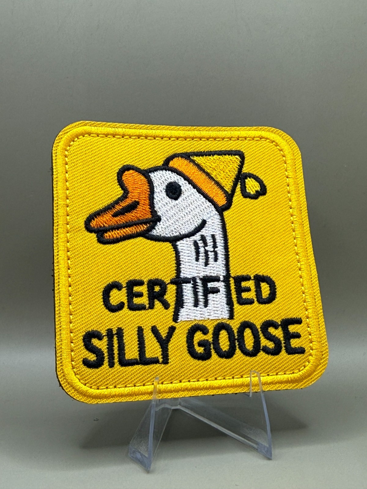 Tactical Morale Patch, Hook & Loop, Silly Goose Patch, Funny Gift
