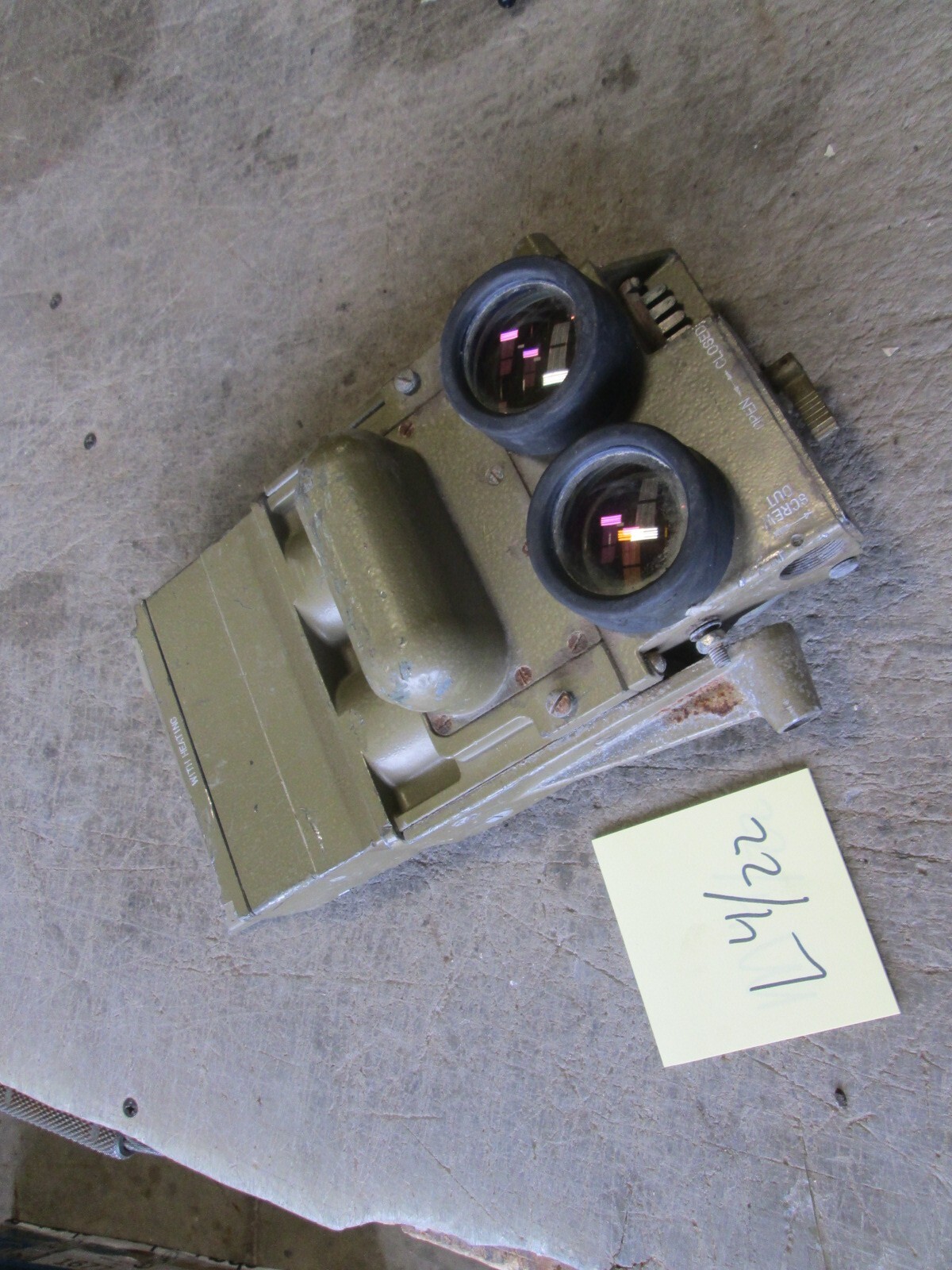 Used Small IR Infrared Periscope, Untested, for European or Soviet Armored Vehic