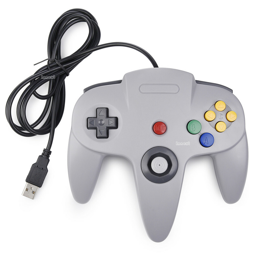 Wired USB Classic N64 Controller Gamepad for Window PC MAC Linux Raspberry Pi 3
