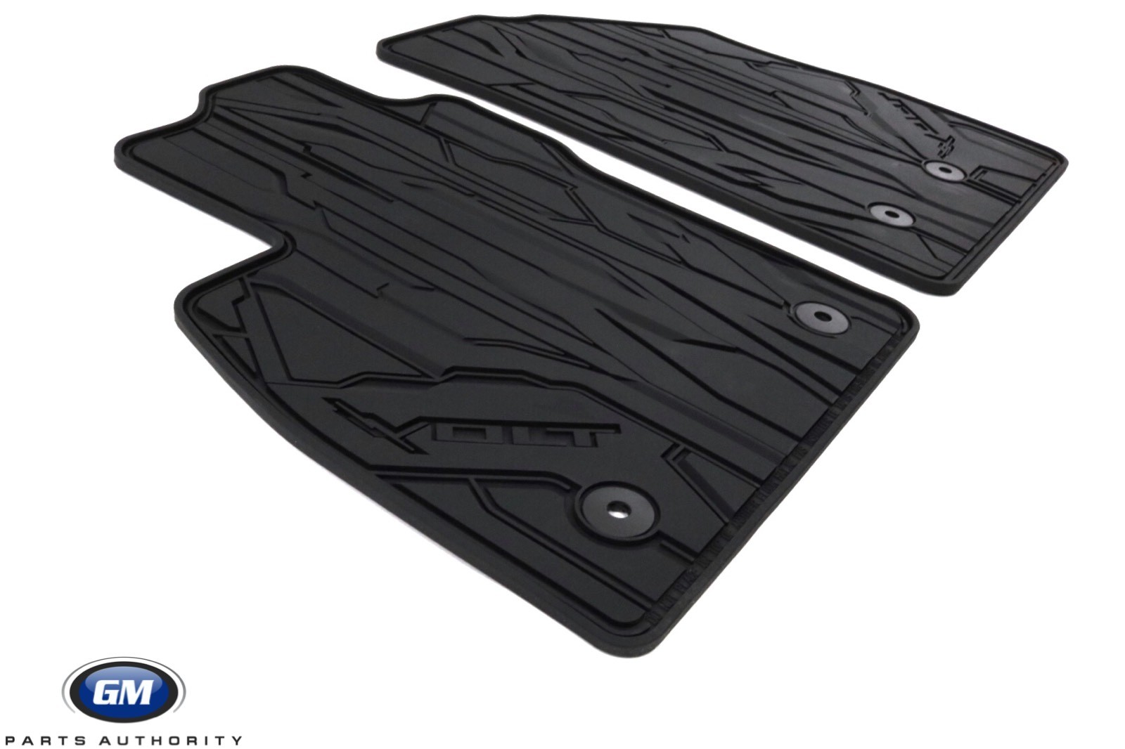 2016-2019 Chevrolet Volt Front Rear & Cargo Mats All Weather Mats Black OEM GM