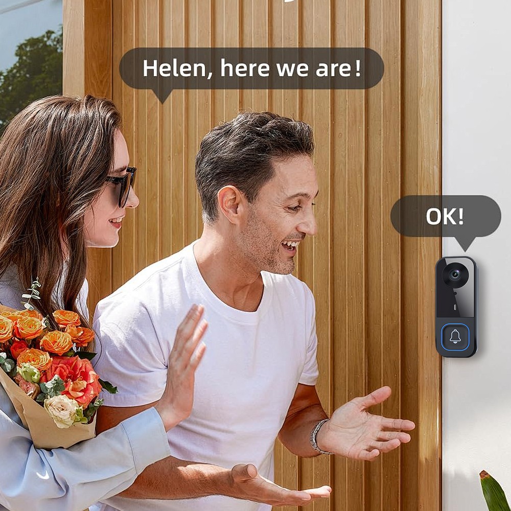 Wireless Doorbell Camera Phone Door Ring Video Intercom Security Night Vision US