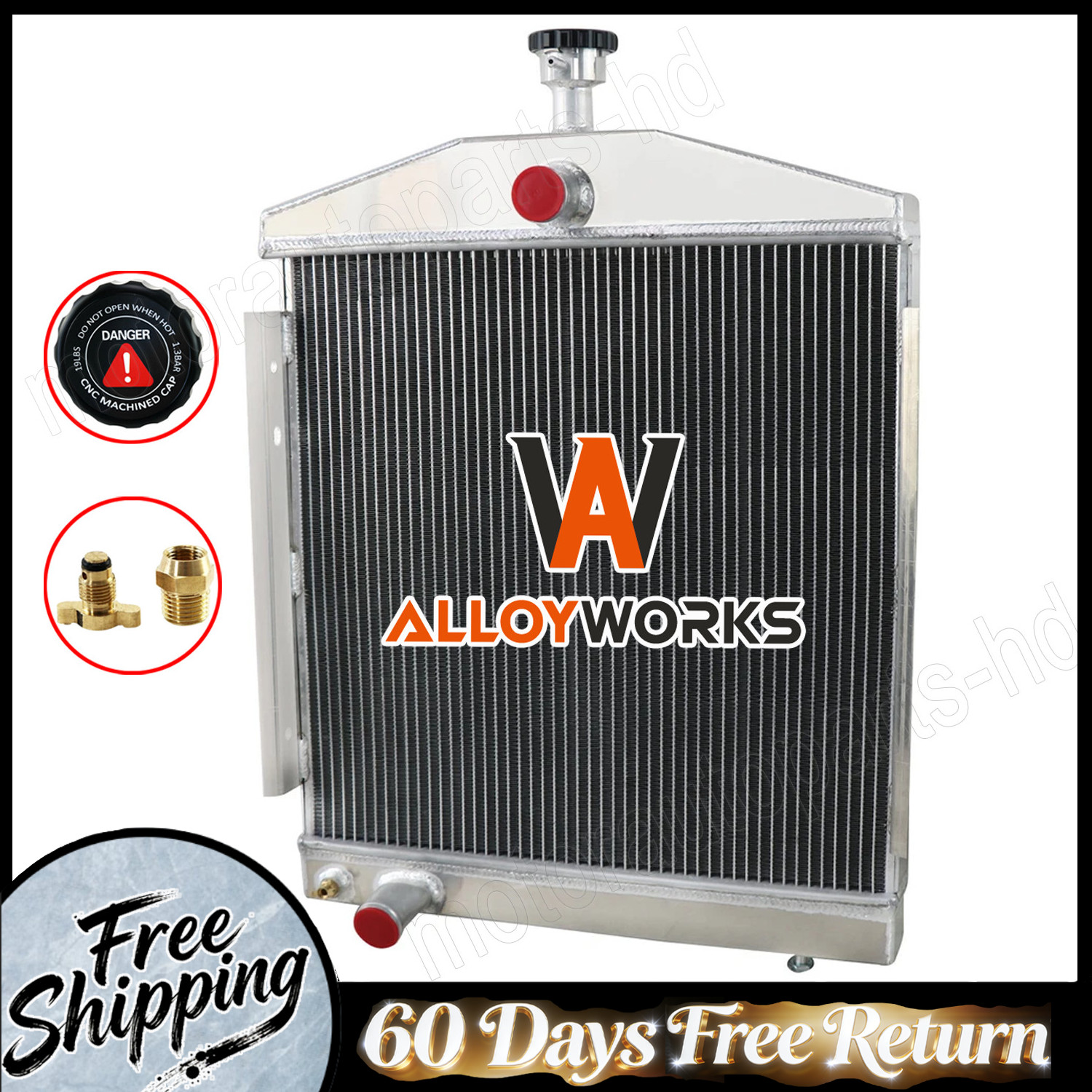 Aluminum Tractor Radiator FIT Lincoln Welder 200 250 AMP SA200 SA250 G10877198