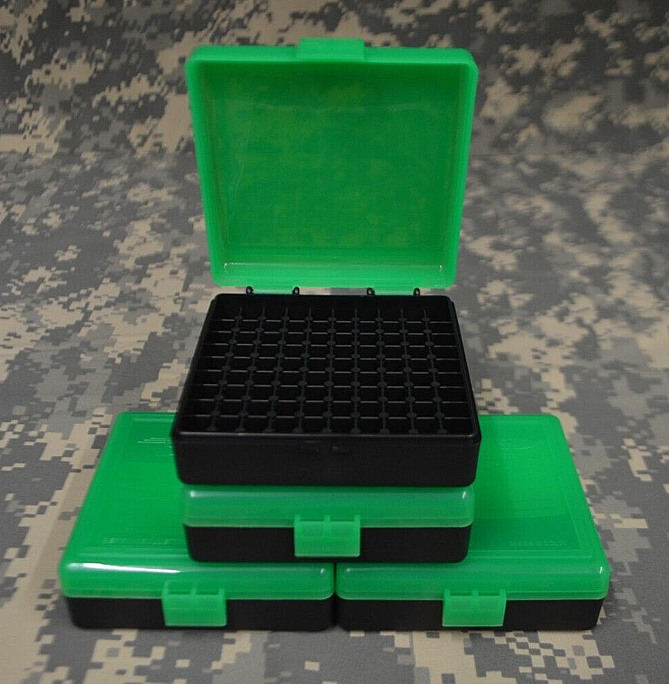 22 lr (4) Ammo Box / Case / Storage (100) Round .22LR, .25 ACP (ZOMBIE)