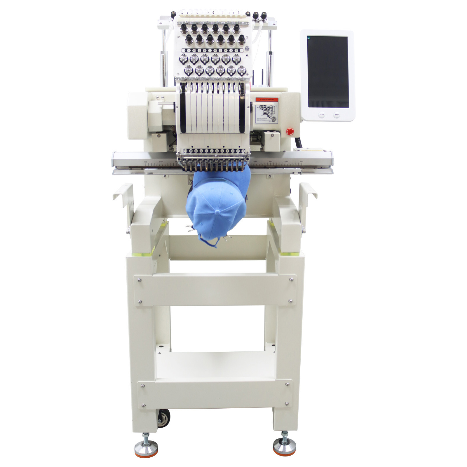 Single-head 12 Needles Automatic Computerized Embroidery Machine 110-220V 300W