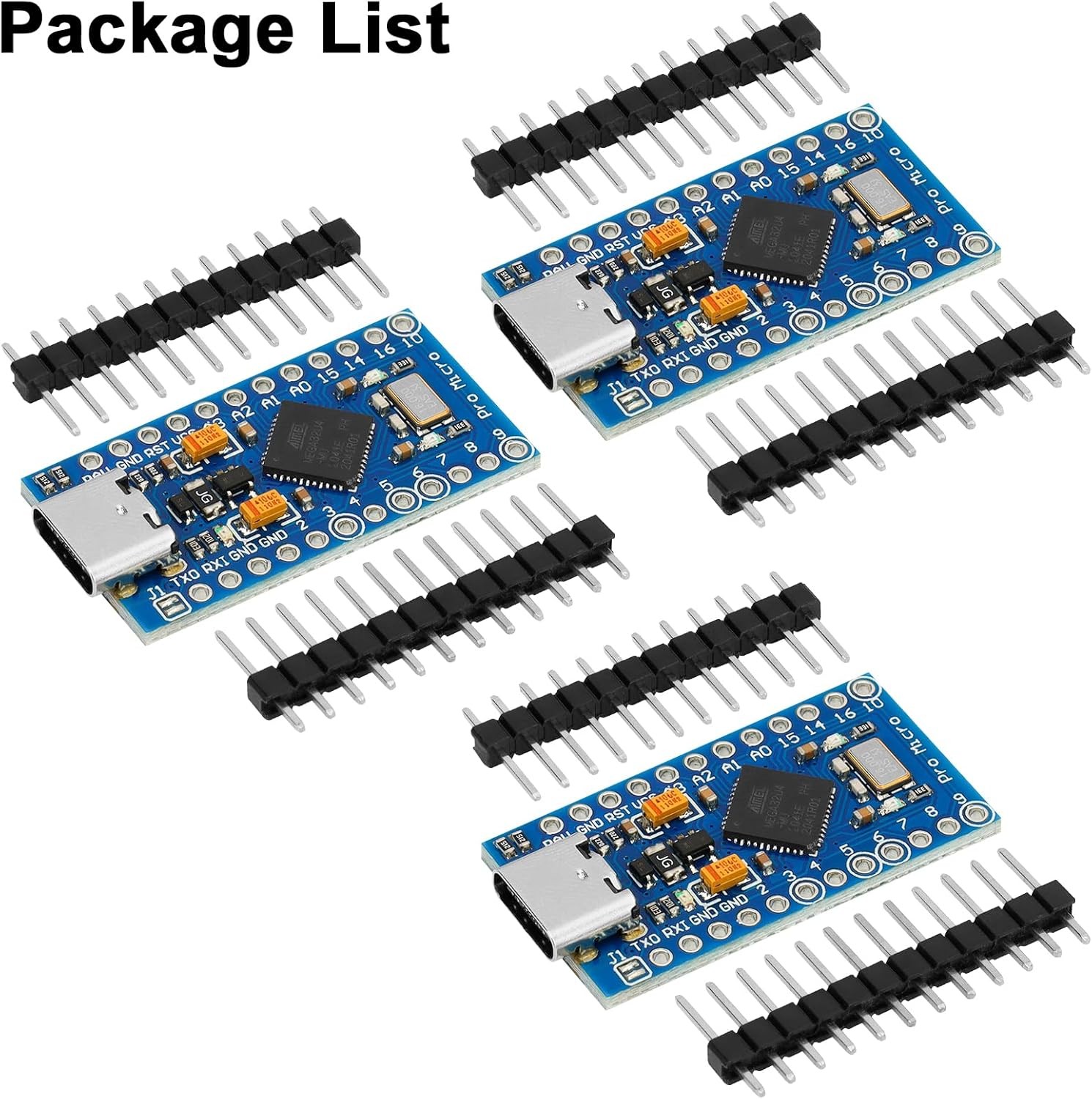 Pro Micro ATmega32U4 5V 16MHz USB Development Board Micro IDE with Pin Header