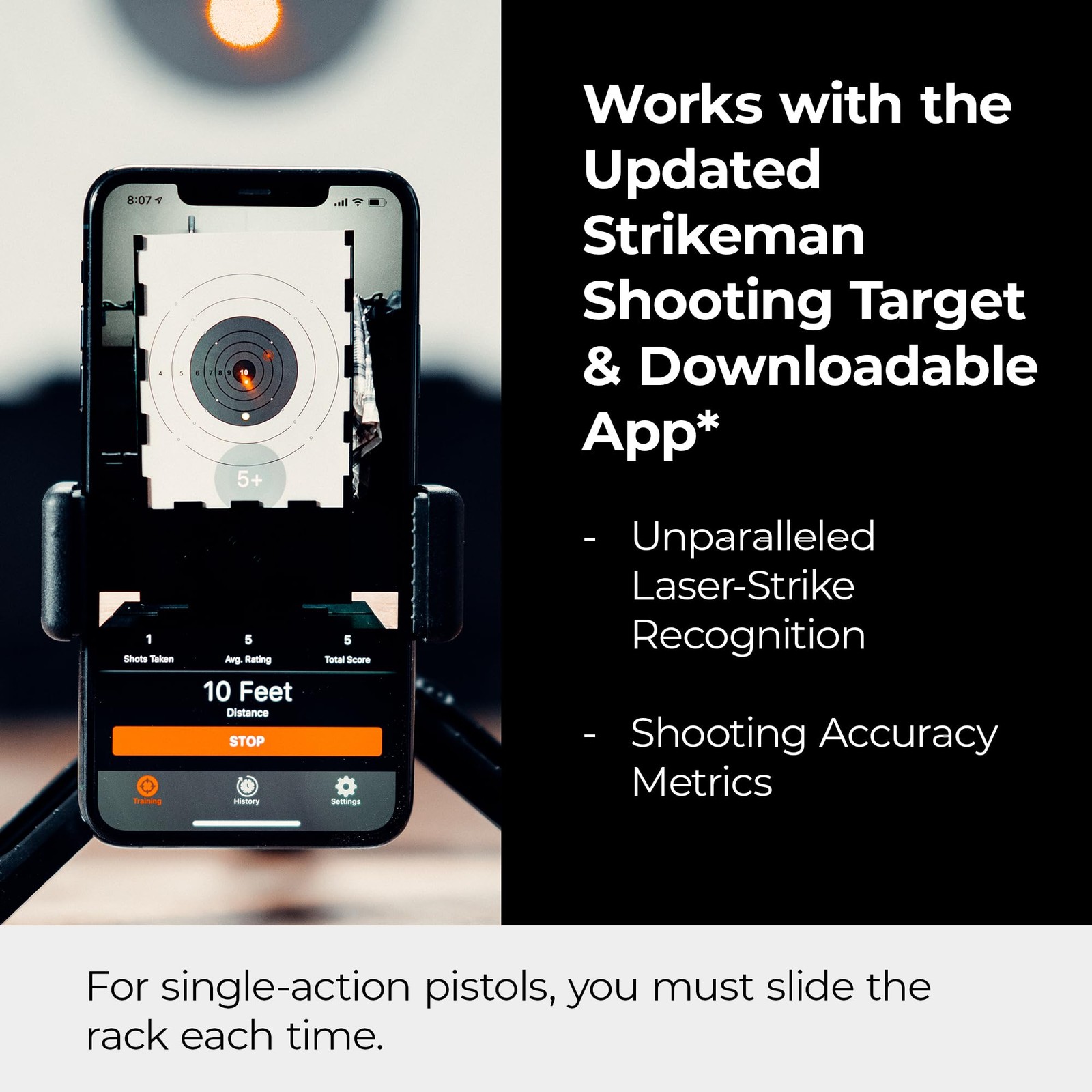 Strikeman 9mm Dry-Fire Laser Training System - Great for Target Shooting