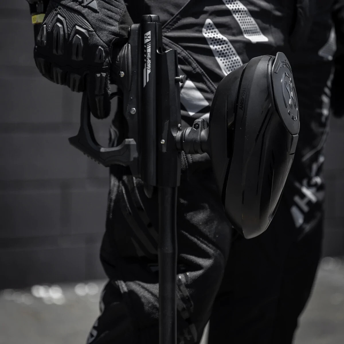 HK Army GFX Gravity Loader Hopper Black