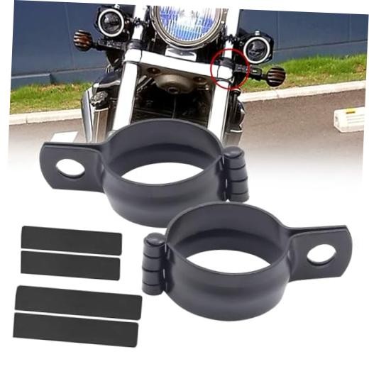 Motorcycle Modified Turn Signal Relocation Bracket, Motorbike Tube Clamp Fog