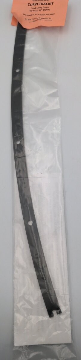 JMD Plastics 374-110 HO Scale Curvetrackit Curved Track Laying Tool - Single