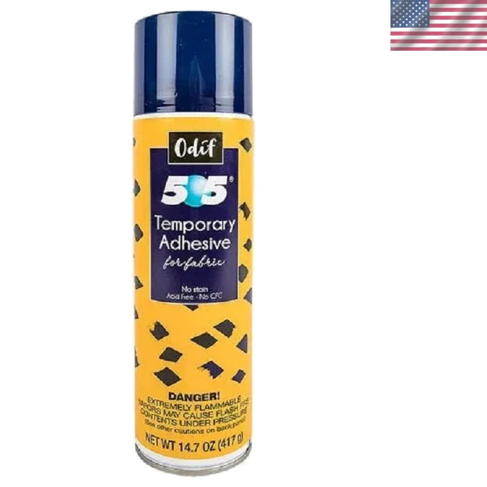 505 Spray and Fix 14.7 Oz Temporary Fabric Adhesive - Odorless & Repositionable