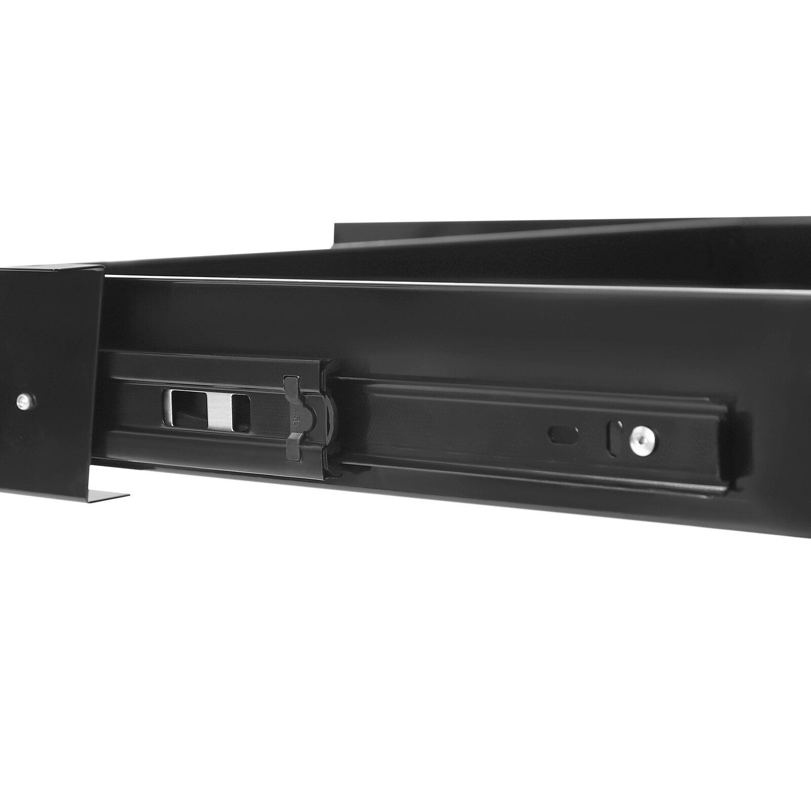 Black Drawer Box Organizer Pull Out Under Cabinet Sliding Shelf Roll Out Tray