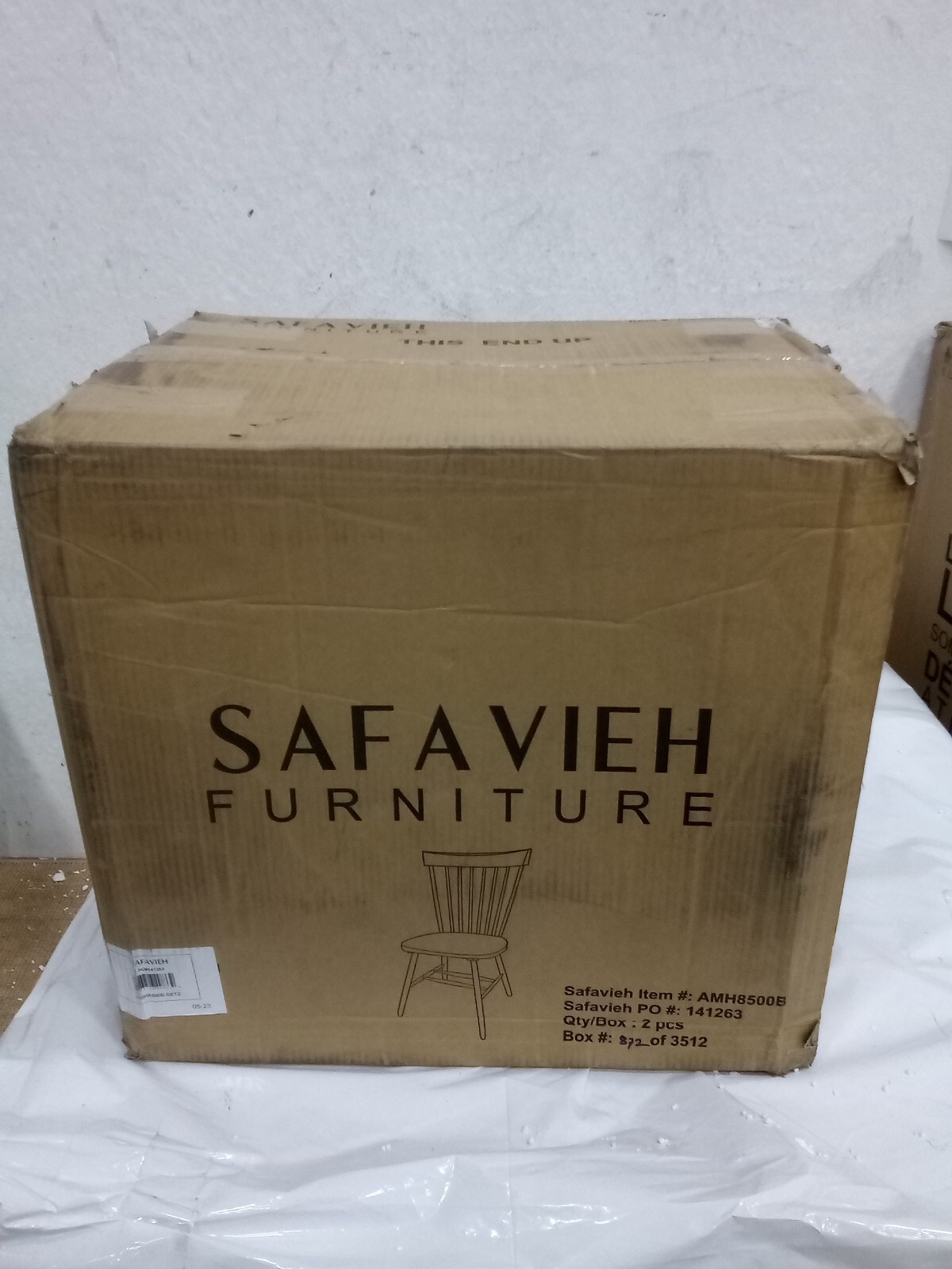 Safavieh PARKER SPINDEL SIDE CHAIR, Reduced Price 2172724486 AMH8500B