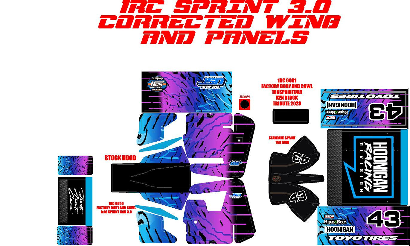 1RC SPRINT WRAP DKB43 TRIBUTE 2023