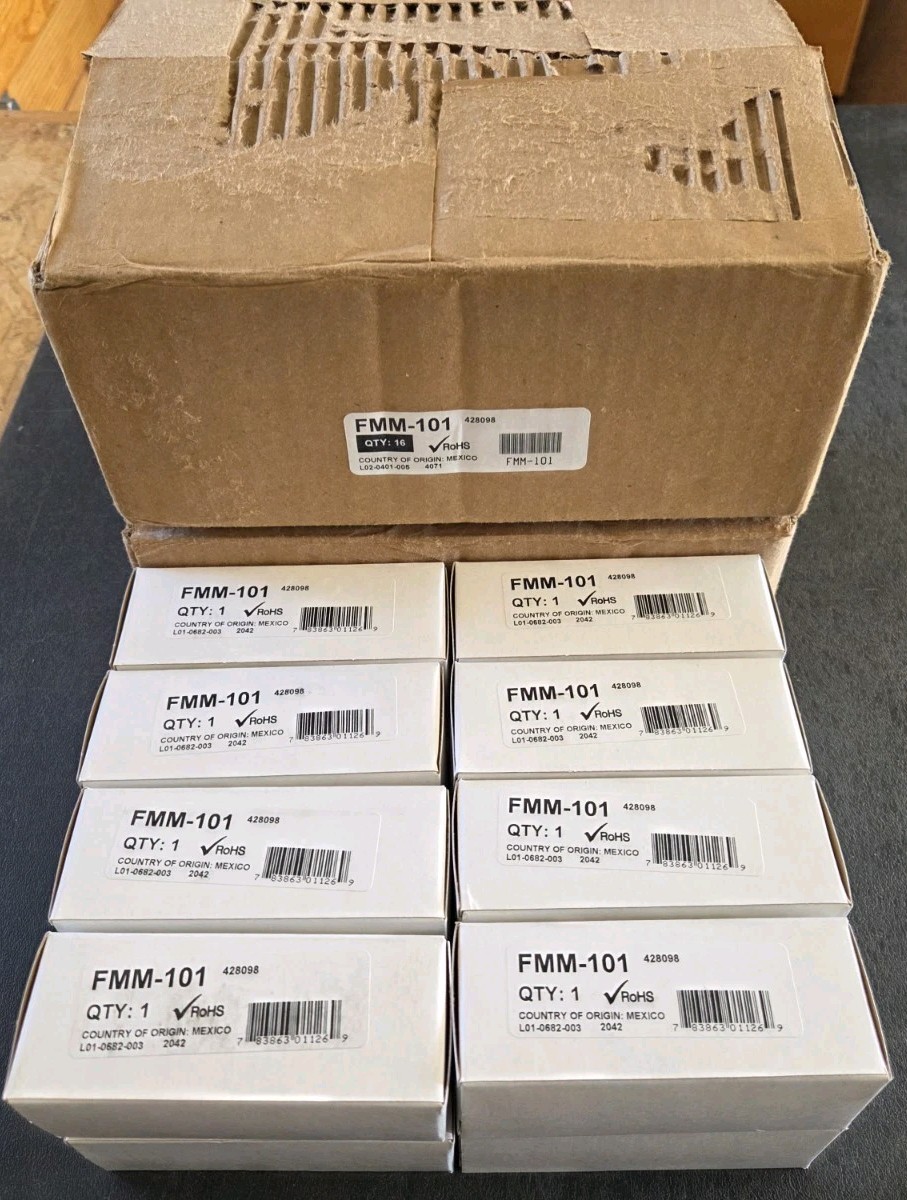 NOTIFIER FMM-101 FIRE ALARM ADDRESSABLE MINI MONITOR - BRAND NEW - 54 AVAILABLE