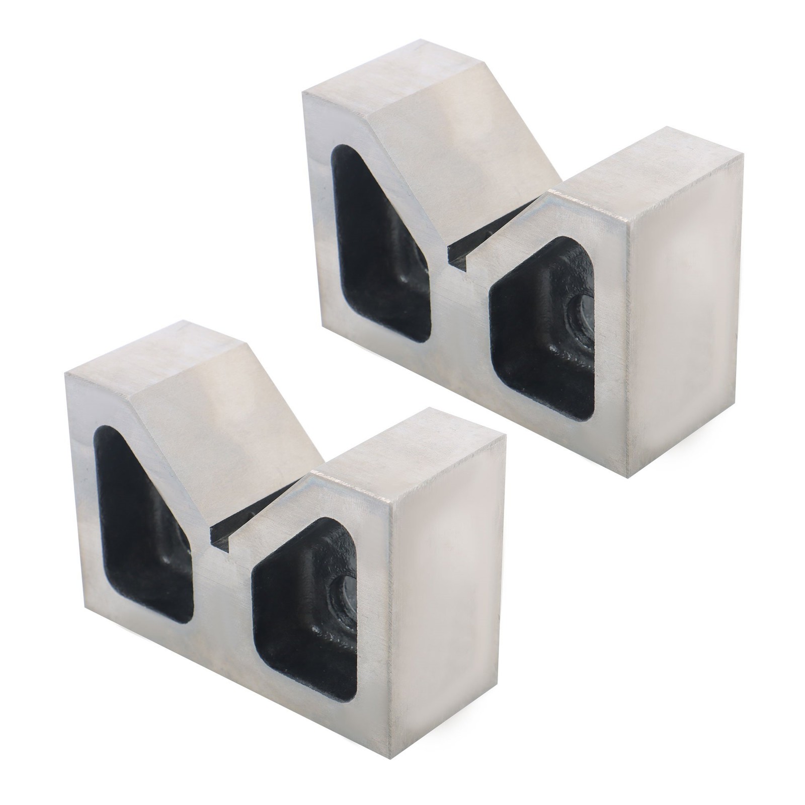 Cast Iron Pair Of 4inches x1-5/8inches x2-5/8inches 90° V-Blocks V-Block Ground