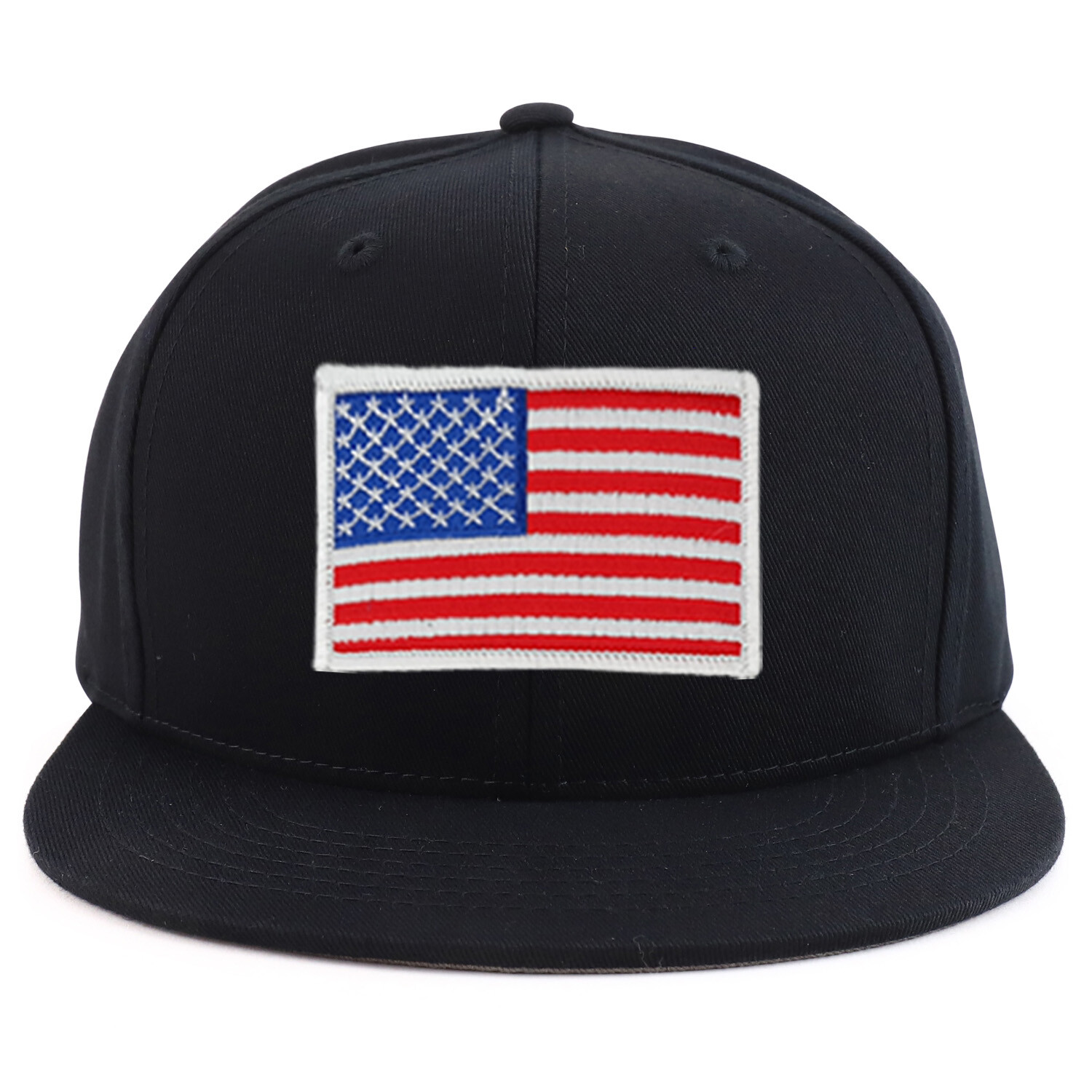 White American Flag Patch Youth Size Snapback Cap - FREE SHIPPING
