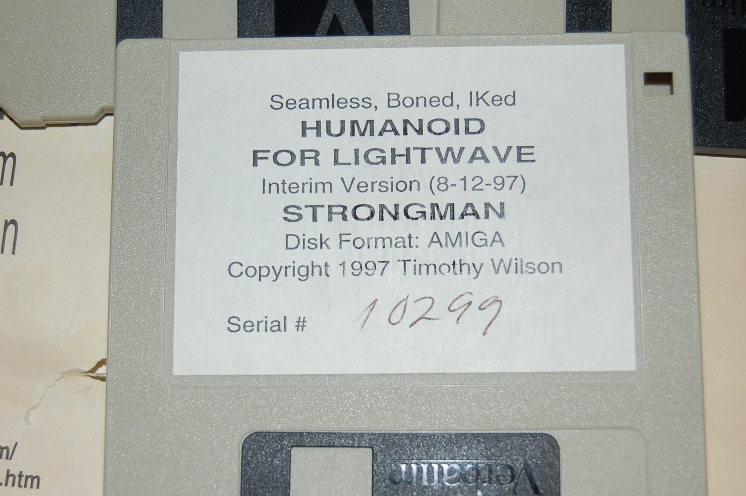 Possbily Rare/HTF Seamless Boned Iked Humanoid for Lightwave Interim Version