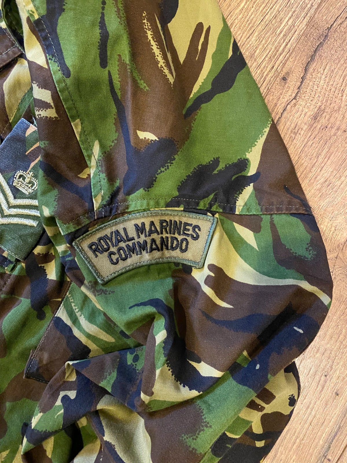 British Royal Marine Camouflage DPM Uniform size medium regular, never worn