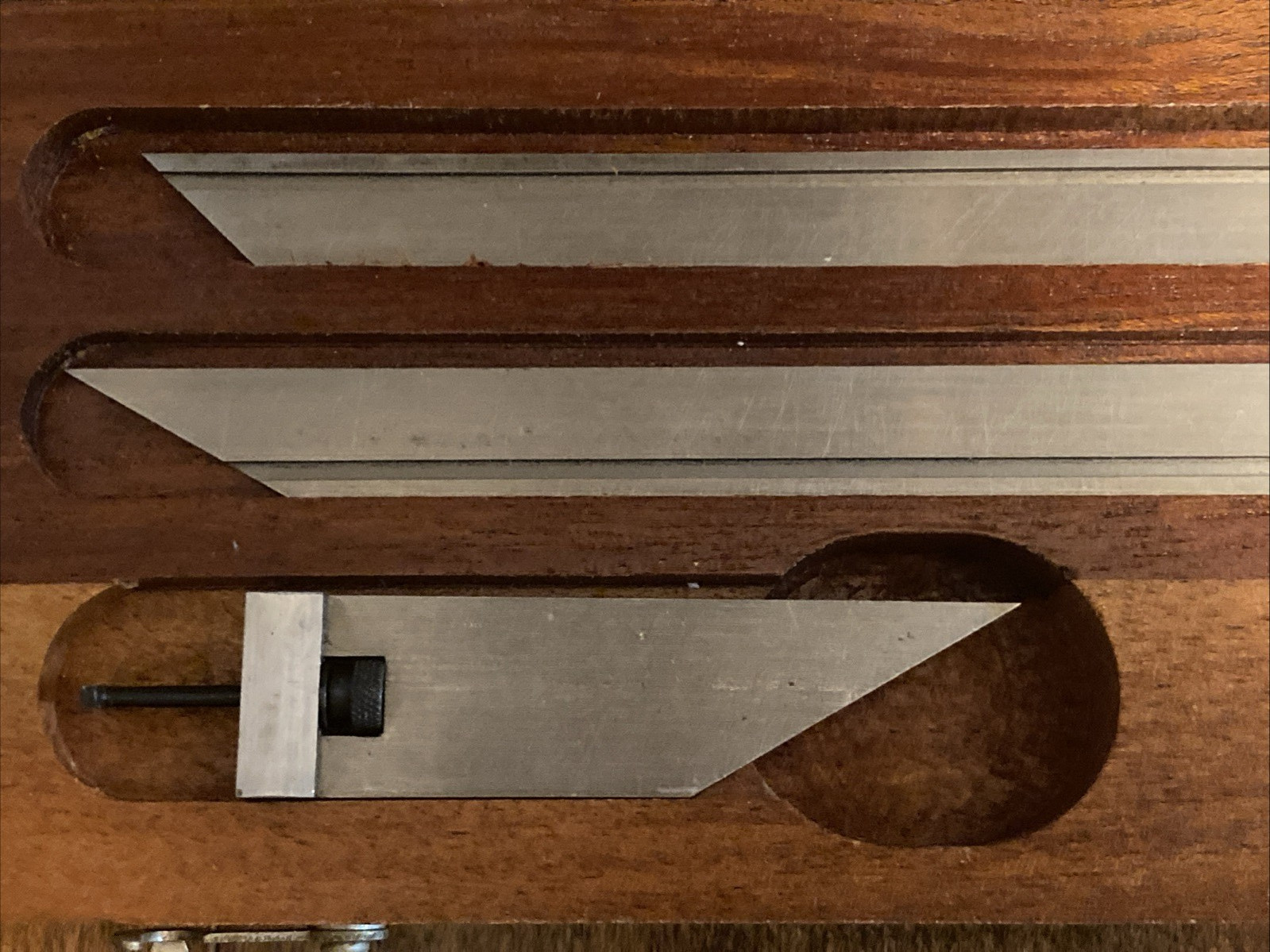Starrett No. C359 Precision Universal Bevel Vernier Protractor, 7" & 12" Blades