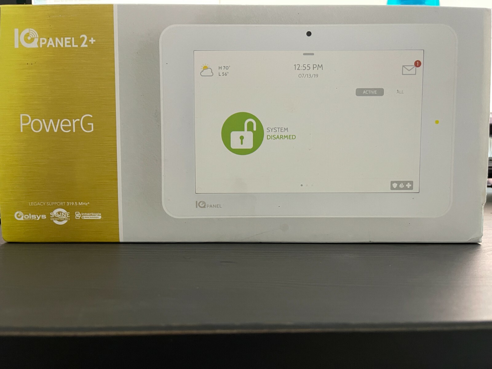 Qolsys IQ Panel 2 Plus  PowerG Verizon-LTE 319.5MHz New