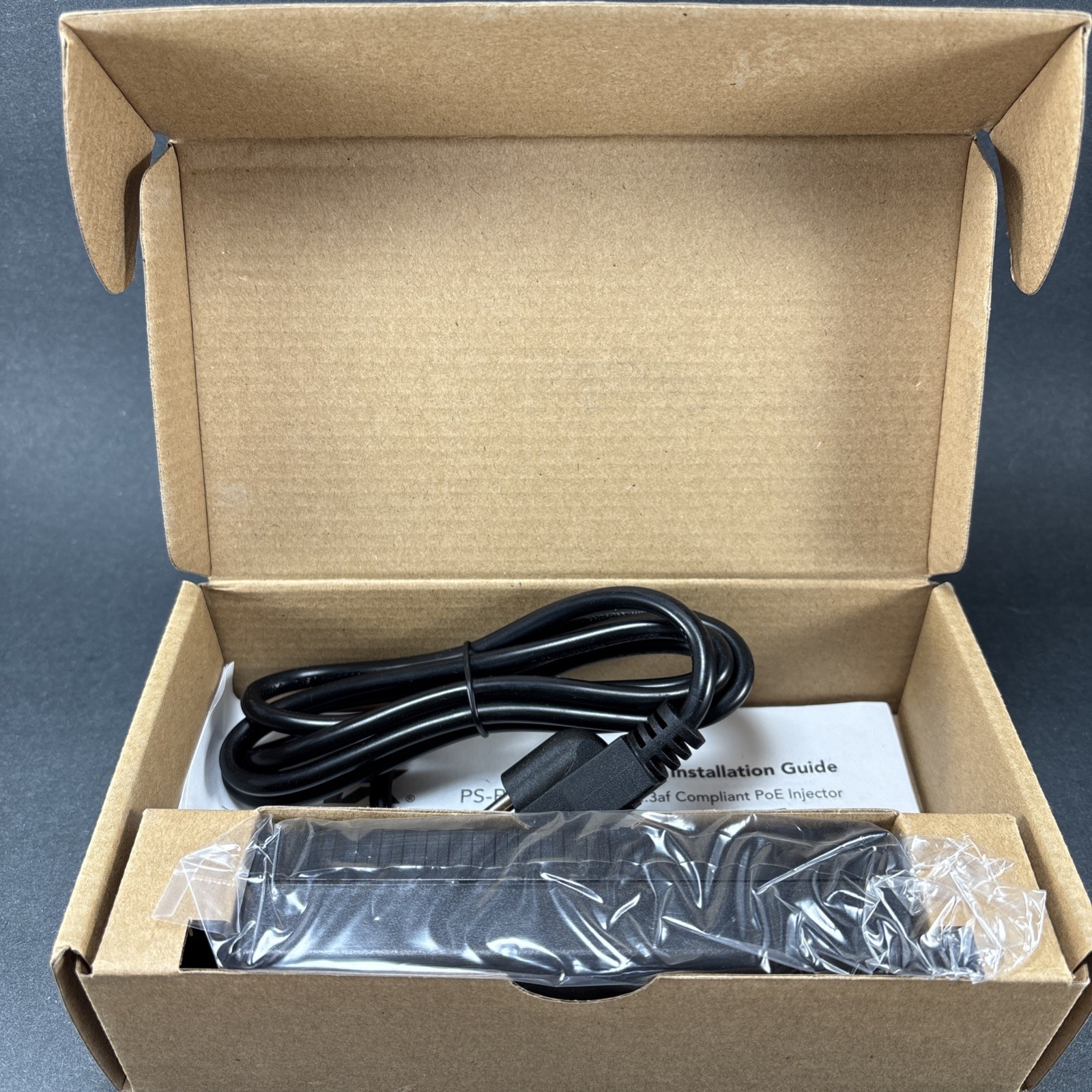 AMX PS-POE-AF-TC Power-Over-Ethernet Power Supply New With Box - black