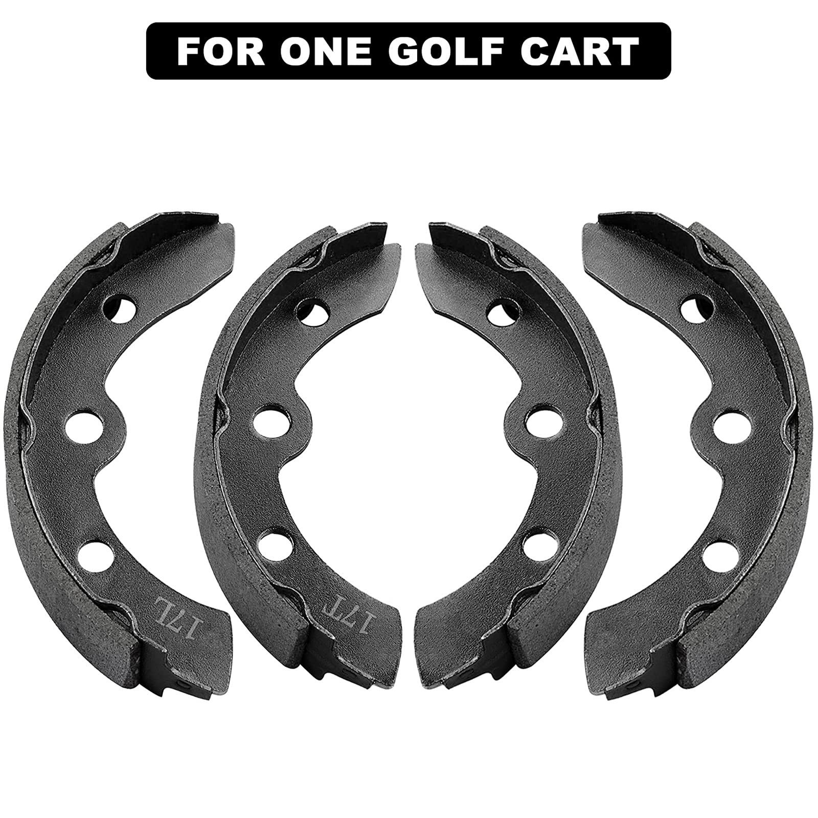 MOSNAI Club Car Brake Shoes Spring Kit Assembly for DS Black