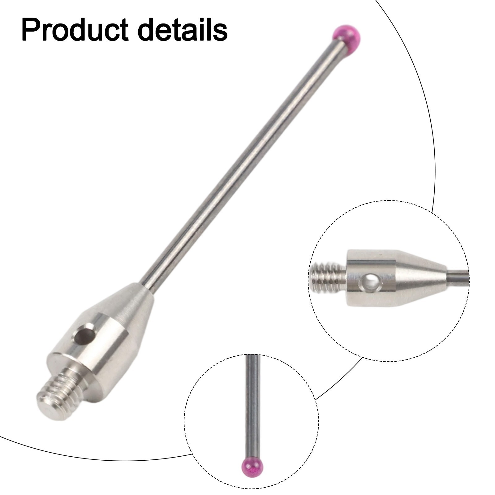 Cmm Touch Probe Stylus Ceramic Stem Thread 3mm Tip 50mm Long A-5003-3680