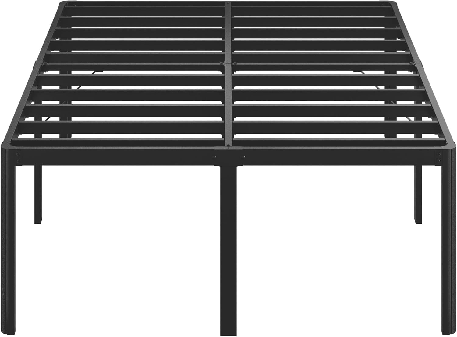 25" Full Size Metal Bed Frame, Sturdy, Noise-Free, Easy Assembly, Black