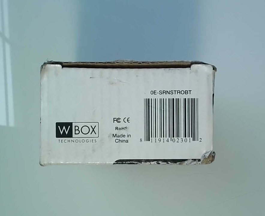 W BOX OE-SRNSTROBT Siren Strobe Single-Tone Tamper Switch